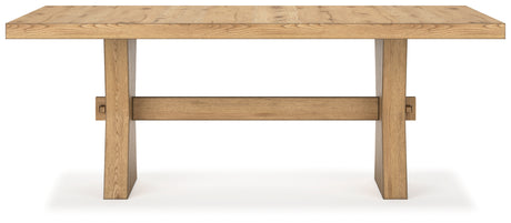 Galliden Light Brown Dining Table from Ashley - Luna Furniture