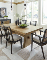 Galliden Light Brown Dining Table from Ashley - Luna Furniture