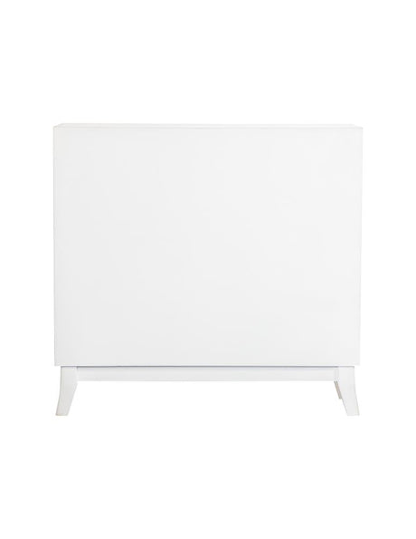 Gambon White Rectangular 2-Door Accent Cabinet from Coaster - Luna Furniture