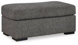 Gardiner Pewter Ottoman from Ashley Furniture - Luna Furniture