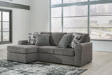 Gardiner Pewter Reversible Sofa Chaise from Ashley - Luna Furniture