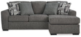 Gardiner Pewter Reversible Sofa Chaise from Ashley - Luna Furniture