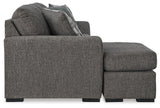 Gardiner Pewter Reversible Sofa Chaise from Ashley - Luna Furniture
