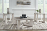 Garnilly Whitewash Table from Ashley - Luna Furniture