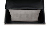 Garrell Brownish Gray Velvet Lift Top Storage Bench with Pull-out Bed from Homelegance - Luna Furniture