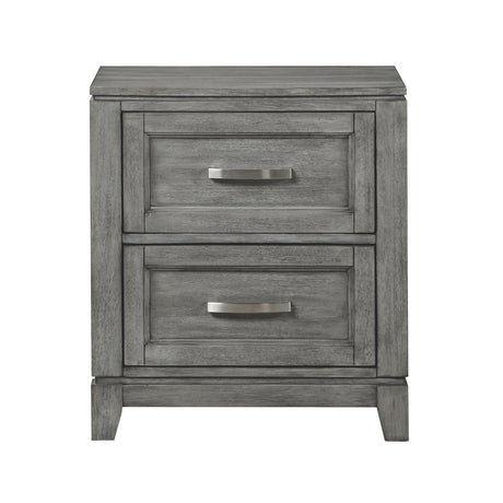 Garretson Gray Nightstand from Homelegance - Luna Furniture