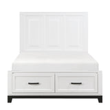 Garretson White Full Storage Platform Bed from Homelegance - Luna Furniture