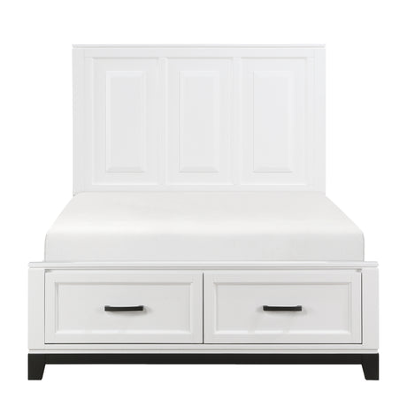 Garretson White Storage Platform Youth Bedroom Set from Homelegance - Luna Furniture