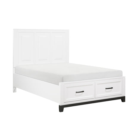 Garretson White Storage Platform Youth Bedroom Set from Homelegance - Luna Furniture