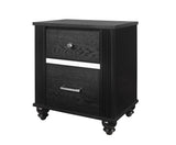Gaston Black Nightstand from Crown Mark - Luna Furniture
