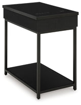 Gemmet Black Accent Table from Ashley - Luna Furniture