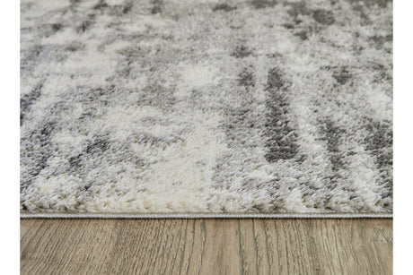 Gerdie Cream/Gray Large Rug from Ashley Furniture - Luna Furniture