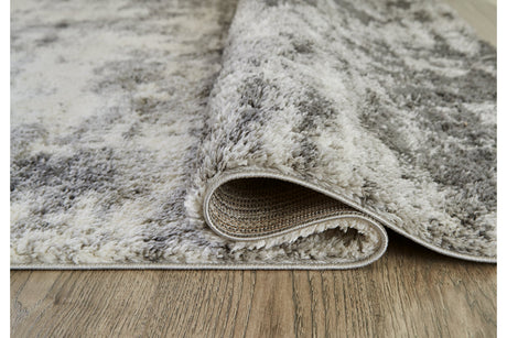 Gerdie Cream/Gray Large Rug from Ashley Furniture - Luna Furniture