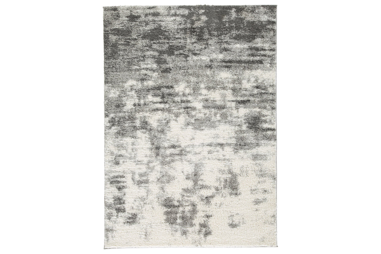 Gerdie Cream/Gray Medium Rug from Ashley Furniture - Luna Furniture