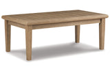 Gerianne Grayish Brown Coffee Table from Ashley - Luna Furniture