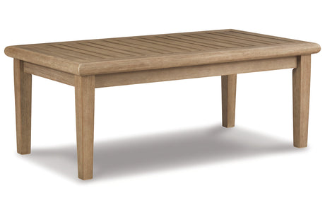Gerianne Grayish Brown Coffee Table from Ashley - Luna Furniture