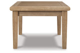 Gerianne Grayish Brown Coffee Table from Ashley - Luna Furniture