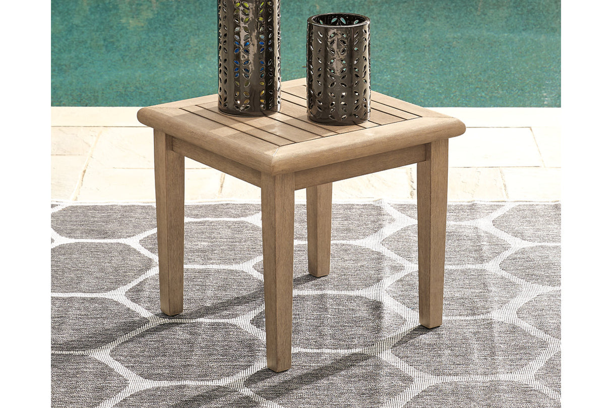Gerianne Grayish Brown End Table from Ashley - Luna Furniture
