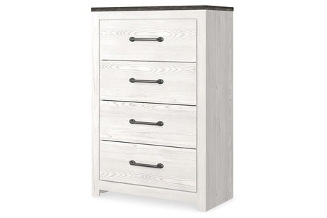 Gerridan White/Gray Chest of Drawers from Ashley - Luna Furniture