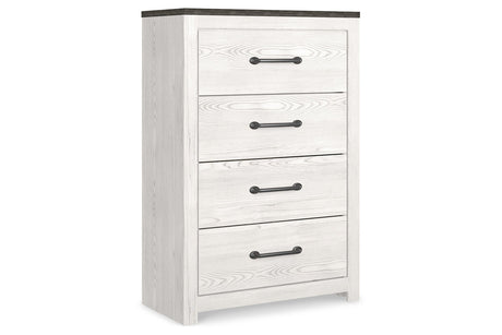 Gerridan White/Gray Chest of Drawers from Ashley - Luna Furniture