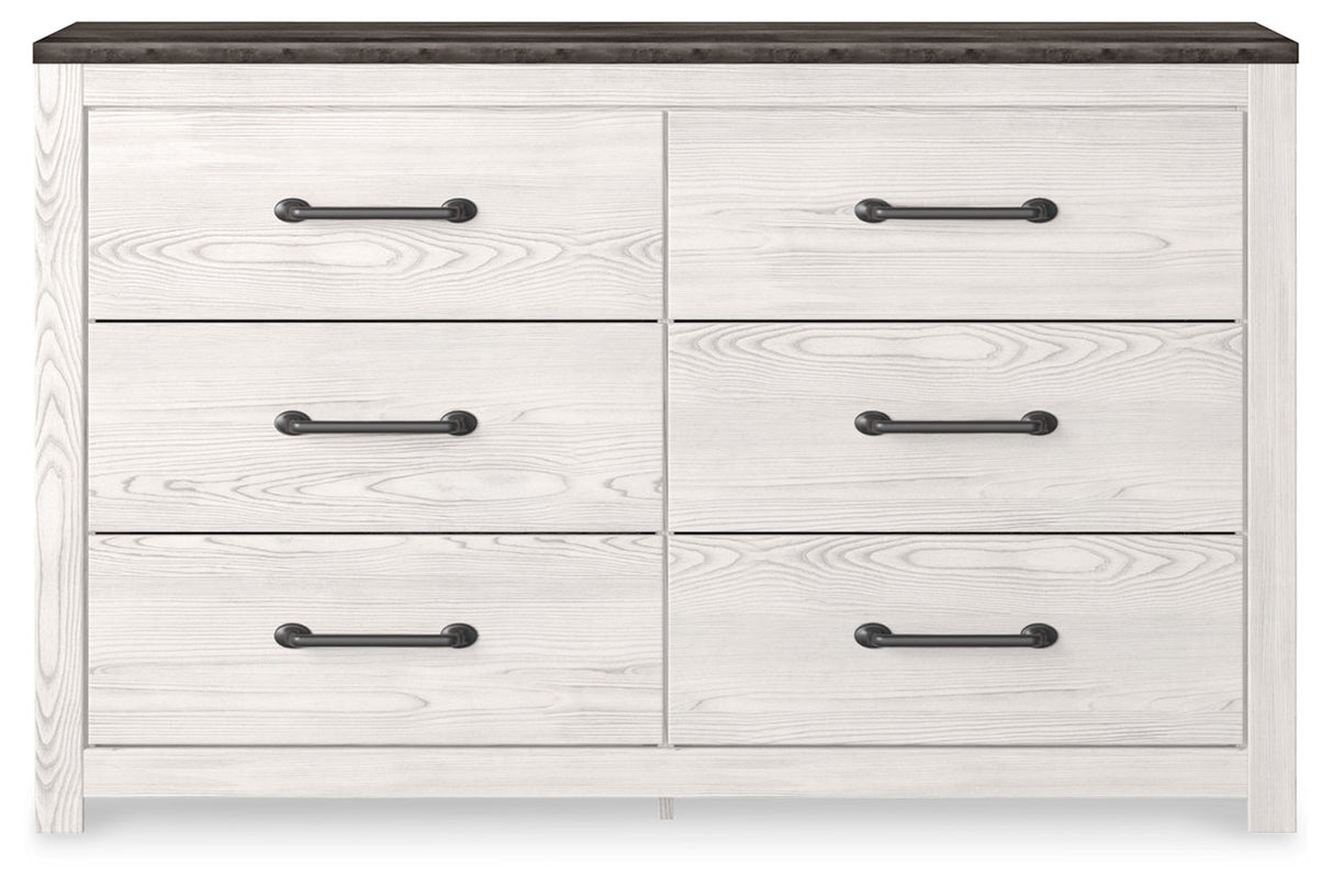 Gerridan White/Gray Dresser from Ashley Furniture - Luna Furniture