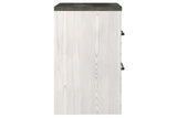 Gerridan White/Gray Nightstand from Ashley Furniture - Luna Furniture