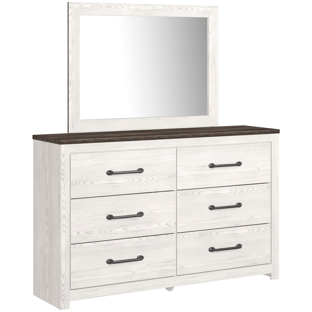 Gerridan White/Gray Panel Bedroom Set from Ashley - Luna Furniture