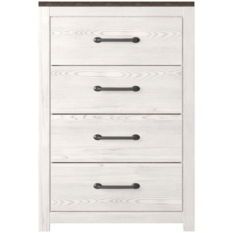 Gerridan White/Gray Panel Bedroom Set from Ashley - Luna Furniture
