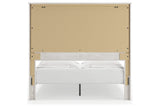 Gerridan White Queen LED Panel Bed from Ashley - Luna Furniture