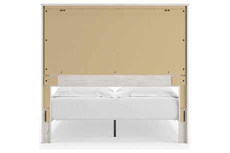 Gerridan White Queen LED Panel Bed from Ashley - Luna Furniture