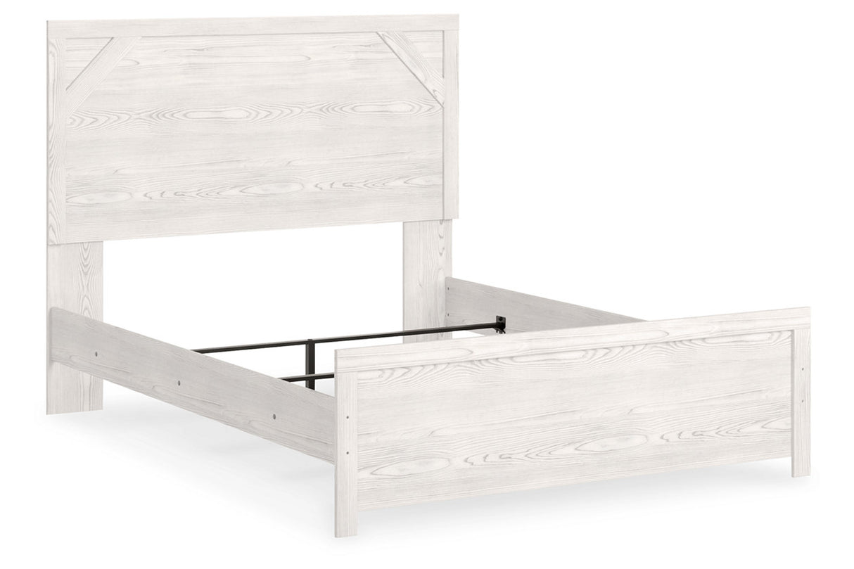 Gerridan White Queen Panel Bed from Ashley Furniture - Luna Furniture