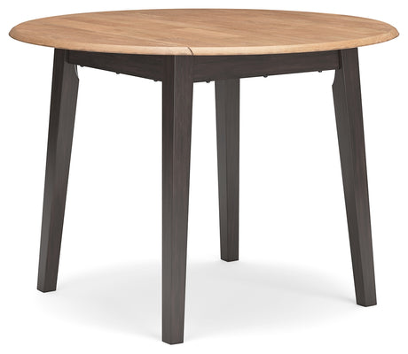 Gesthaven Natural/Brown Dining Drop Leaf Table from Ashley - Luna Furniture