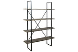 Gilesgrove Black/Gray Bookcase from Ashley - Luna Furniture