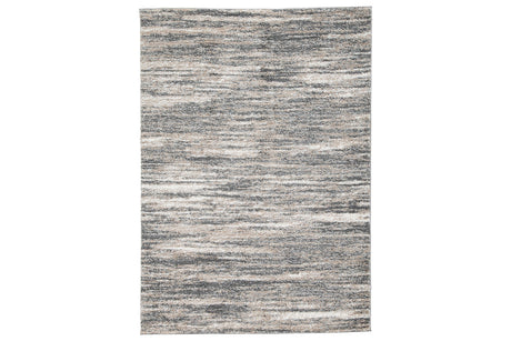 Gizela Ivory/Beige/Gray Large Rug from Ashley Furniture - Luna Furniture