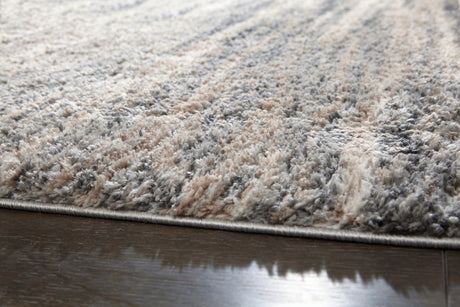 Gizela Ivory/Beige/Gray Large Rug from Ashley Furniture - Luna Furniture