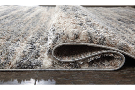 Gizela Ivory/Beige/Gray Large Rug from Ashley Furniture - Luna Furniture