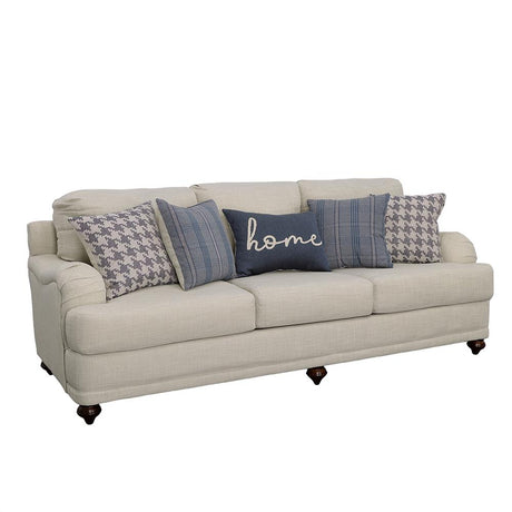 Glenn Light Gray Recessed Arms Sofa from Coaster - Luna Furniture