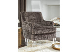 Gloriann Charcoal Accent Chair from Ashley - Luna Furniture