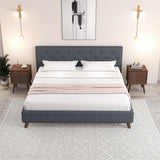 Graceville Dark Grey Platform Bed King from Midinmod - Luna Furniture
