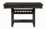 Granby Antique Black Counter Height Table from Homelegance - Luna Furniture