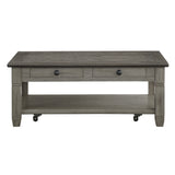 Granby Antique Gray Cocktail Table from Homelegance - Luna Furniture