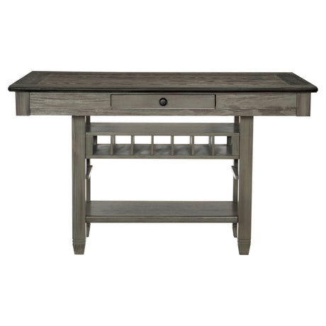 Granby Antique Gray Counter Height Set from Homelegance - Luna Furniture