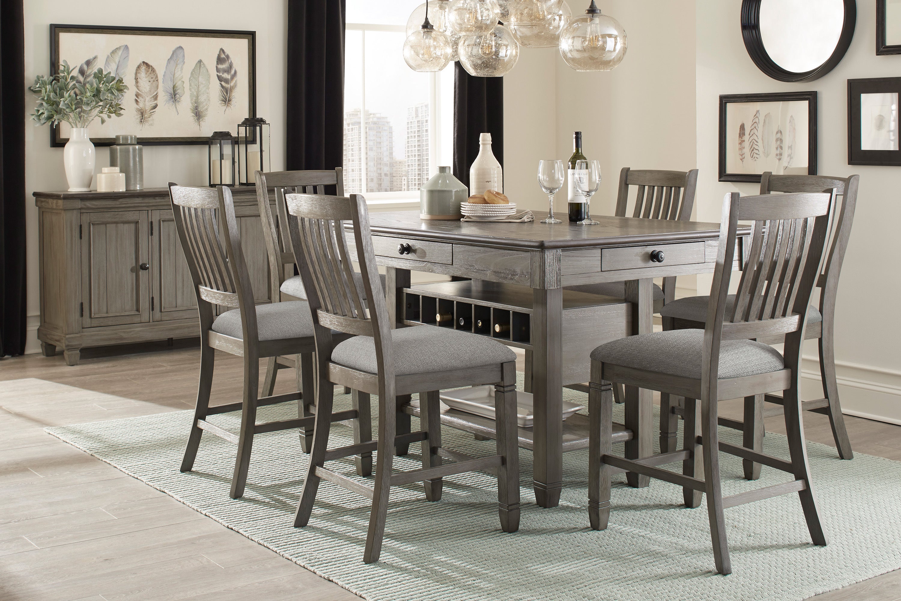 Homelegance Granby Counter Height Set