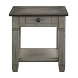Granby Antique Gray End Table from Homelegance - Luna Furniture