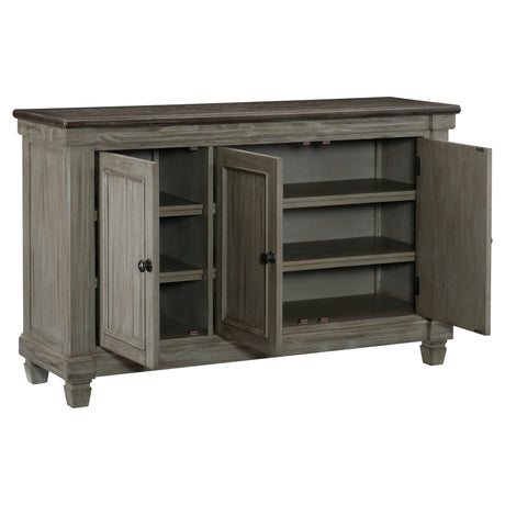 Granby Antique Gray Server from Homelegance - Luna Furniture