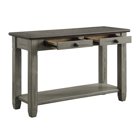 Granby Antique Gray Sofa Table from Homelegance - Luna Furniture