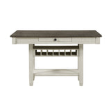 Granby Antique White Counter Height Table from Homelegance - Luna Furniture