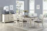 Granby Antique White Dining Set from Homelegance - Luna Furniture