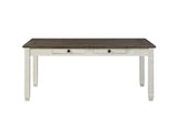 Granby Antique White Dining Table from Homelegance - Luna Furniture