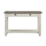 Granby Antique White Sofa Table from Homelegance - Luna Furniture